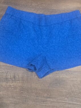 J. Crew Bright Blue Elastic-Waist Shorts
